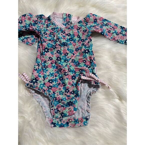 Ruffle Butts long sleeve swim wear 12-18 months - Picture 2 of 4